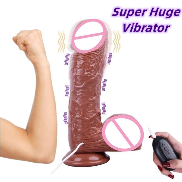 Articles de beauté poussant vibrant contrôle gode vibrateur réaliste pénis Gay ventouse masturbateur Couple grosse bite pour femmes jouets sexy