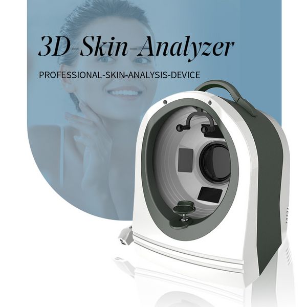 Articles de beauté Analyseur UV Scanner de peau Analyse faciale Miroir magique 3D Caméra faciale 3D Analyseur de peau Machine Système de diagnostic de la peau Analyseur facial