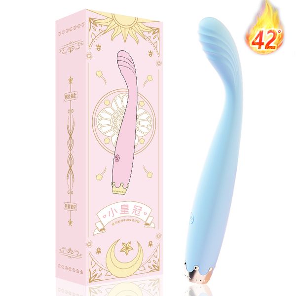 Articles de beauté vibrateurs pour femmes 18 G point Orgasme Peut être chauffé jouet sexy Stimulation clitoridienne des doigts féminins Gel de silice jouets femme UYO