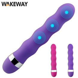 Beauty Items WAKEWAY Multispeed G Spot Vagina Vibrator Clitoris Butt Plug Anale Erotische Goederen Producten sexy Speelgoed voor Vrouw Mannen vrouwelijke Dildo