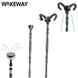 Itens de beleza WAKEWAY novo metal aço inoxidável chuveiro cateter brinquedo estimulação da dilatação uretral