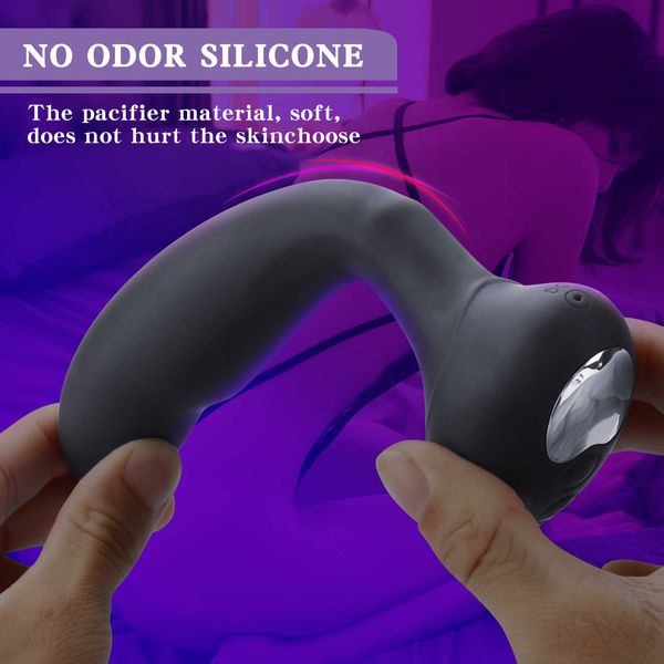 Articles de beauté Télécommande sans fil 10 vitesses G-spot Vibration Prostate Massager Anal Vibrator sexy Toys Pour Femmes Hommes Vibrant Butt Plug