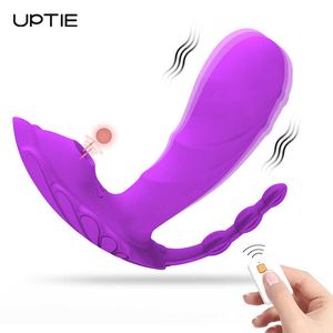 Schoonheidsartikelen draadloze afstandsbediening slijtage dildo vibrator voor vrouwen clitoris sucker g-spot vacuüm stimulatie vrouwelijke sexy speelgoed goederen volwassen