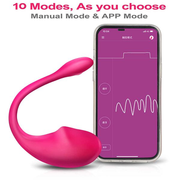 Artículos de belleza Juguetes sexy inalámbricos Vibrador Bluetooth femenino para mujeres Control de aplicación Estimulador de clítoris Usar huevo Bragas vibrantes Juguete para parejas