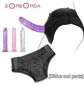 Beauty ItemSpanties Toy Dildo Vanteur extérieur érotictoS Fortable pour lesbienne adulte sexy Toys Strap sur le pénis Dildos Women Beauty 9512033