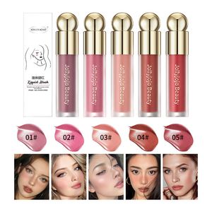 Schoonheid Vloeibare Blush Blijvende Natuurlijke Vloeistof Contourende Gezichtsrouge Wang Waterdichte Gezichtsblush Stick Zacht Licht Vloeibaar Blush