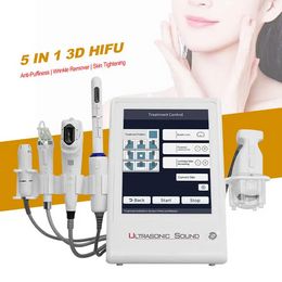 Schoonheidsmachine 5 In 1 multifunctionele huid Verjongingsgezicht Hifu Vaginale aanscherping 6d 7D Hifu-machine