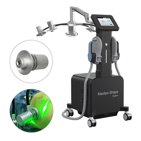 Machine de beauté 6D Laser Body Shaping System 532nm Longueur d'onde 2 en 1 Réduction de la graisse Amélioration musculaire Fesses Machine de levage