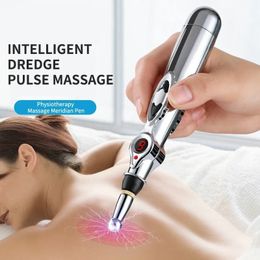 Beauté Microneedle rouleau stylo d'acupuncture électronique sonde point méridien massage énergétique aiguille poignardée physiothérapie 231013