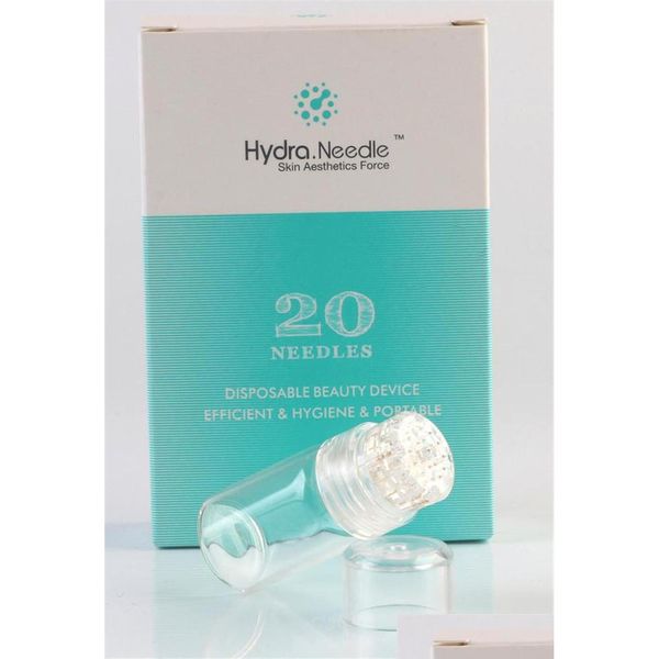 Beauty Microneedle Roller Matic Hydra Needle 20 Bouteille Aqua Micro Channel Mésothérapie Gold Fine Touch System Derma Stamp Drop Delive Dhvhi