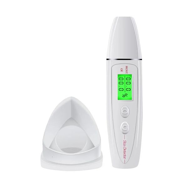 Rodillo de microagujas de belleza, probador de humedad, Detector, analizador, Monitor, pantalla LCD Digital, herramienta de cuidado Personal de la piel 231020