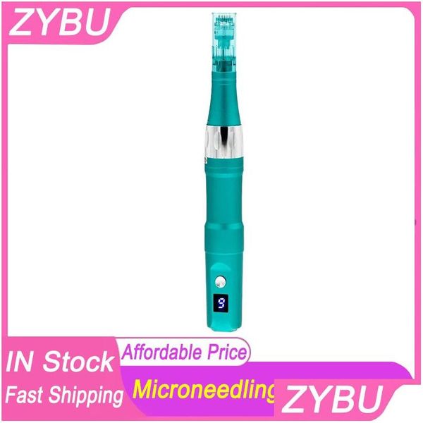 Belleza Microneedle Roller Professional Wireless Dr Pen A6S con 2 unids Cartuchos de agujas Microneedling Derma Electric Dermapen Cuidado de la piel Otojl