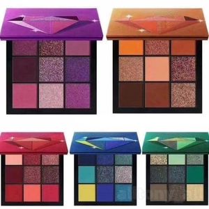 Paleta de belleza Paleta de sombras de ojos de 9 colores Sombra de ojos Topacio Amatista Rubí Esmeralda Zafiro