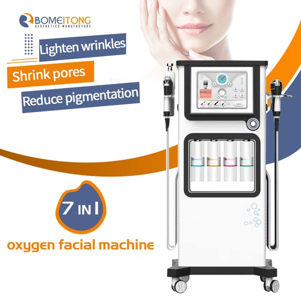 Produit de beauté hydro dermabrasion machine microdermabrasion machine à éplucher la peau RF Rajeunissement de la peau