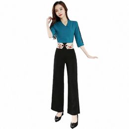 Beauty Sal Artist Spa Uniforme Femme Manches courtes Solide Couleur Salopette Hôtel Waitr Style chinois Workwear Hôtel Uniformes P0rq #