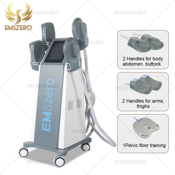 Salón de belleza 6500W DLS-EMS Slim 14 Tesla Máquina de grabado electromagnético EMSzero Estimulador muscular electromagnético Eliminador de grasa de cadera
