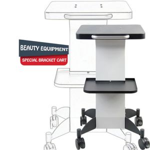 ACCESSOIRES SALON DE BEAUTÉ CARTAGE TROLLEY, Iron + ABS ALLIAG SALON SPA Rolling Trolleys Carte Mobile Charits avec Wheel Beauty Instrument Rangement Tray459