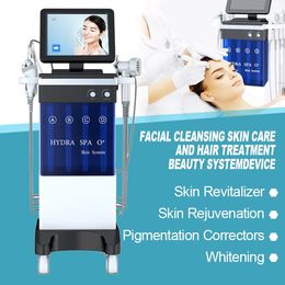 Équipement de salon de beauté 10 en 1 eau Aqua Peeling oxygène Jet pipi visage diamant Dermabrasion Hydro Machine faciale