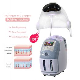 Beauty Salon/Home Gebruik PDT LED-therapie Huidverzorgingsapparaat Zuurstofstraal Anti-verouderde Collageen Activering Kleur Spot Verwijderen Schoonheidsinstrument Meer dan 90% Pure Oxygen