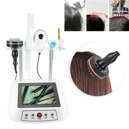 Salón de belleza Analizador de alcance de la piel Análisis de la piel y el cabello Crecimiento del cabello Escáner del cuero cabelludo Detector de la piel Cuero cabelludo Cabello Análisis de la salud de la piel Escáner de microscopio digital