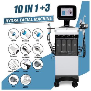 Utilisation en salon de beauté Centre de massage 10 en 1 Jet d'oxygène Hydratant Nettoyage en profondeur Contrôle de l'huile Dermabrasion Points noirs Peau morte Supprimer les ridules Dissolvant de rides