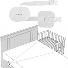 Connecteur de lit matelas sangle ceinture feuille bébé fixation attaches support berceau pont cordes sangles double connexion Fixation 240325