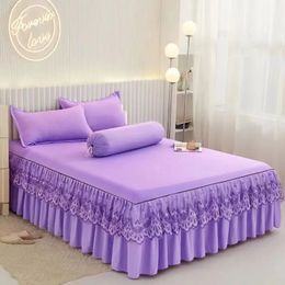 Robe de lit en dentelle Joupe de lit de lit pour maison