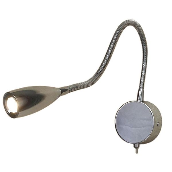 Topoch lit de lecture montée lumières de lecture câblée câblée flexible encastrement en aluminium interrupteur de tête conique en aluminium sur / désactive 3W pilote conducteur intégré conducteur de focalisation d'une lentille d'espacement