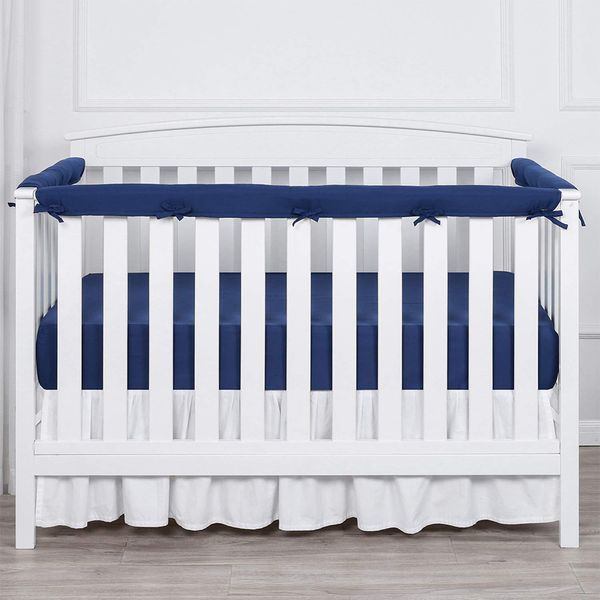 Rails de cama 1 par de tiras de parachoques de cama para bebés 3pcs transpirables cunas de bebé barra protectora de barandilla protectora de cuna para la seguridad para niños pequeños nacidos 230816