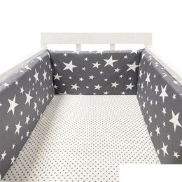 Bedrails 20030 cm babybedhek katoen bescherming reling dikker bumper uit één stuk rond beschermer kamer decor 220909 Drop Delivery Dhn0Z