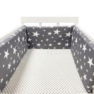 Bedrails 20030 cm baby wieg hek hek katoenen bed bescherming leuning dikke bumper onepiece wieg rond beschermer babykamer decor 230906