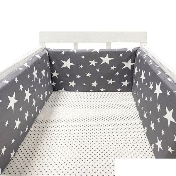 Rails de lit 20030cm de la clôture pour bébé de la clôture de la braille en coton épaississeur un pare-chocs autour de Protector Room Decor 220909 Drop Livraison Othmu