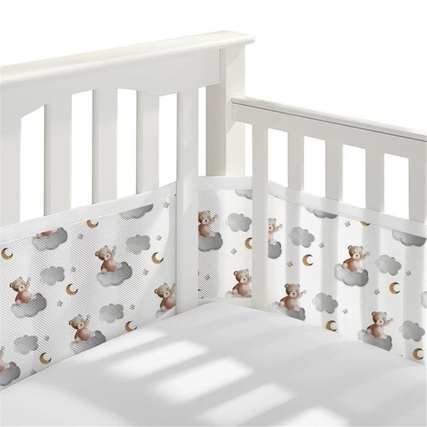 Rails de lit 2pcSet Summer Baby Baby Bumper Pumper Sécurité Crash Babys Bord Born Liber Set Anti Fall Down 340160X30CM 231128