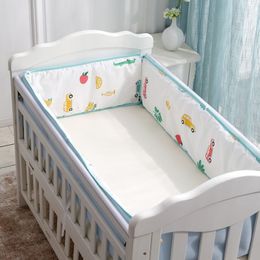 Bed Rails 30x250 cm Baby 3D Surround Zomer Ademend Netto Wieg Anticollision Lange Bumper Splicing Kinderen Beddengoed 230601