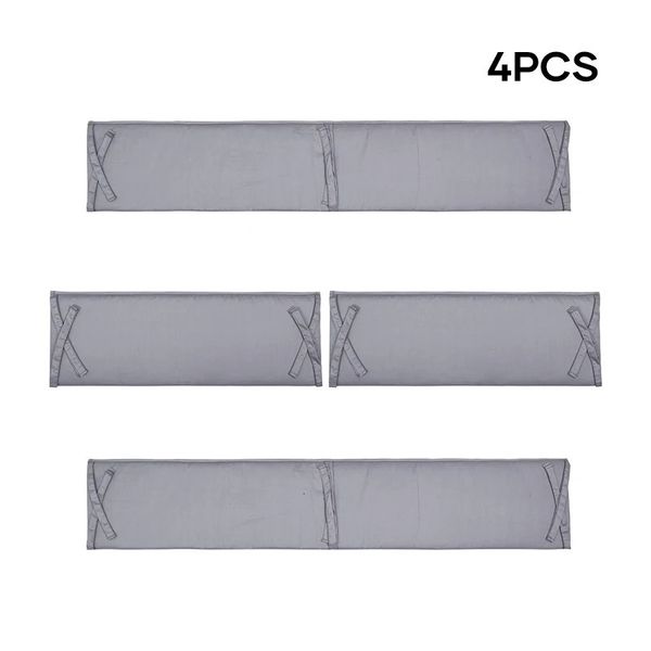 Rieles de cama 4 PCS Acolchado Bebé Cuna Rail Largo Niño Bedrail Guard para niños Twin Tamaño completo Queen King Colchón 231211