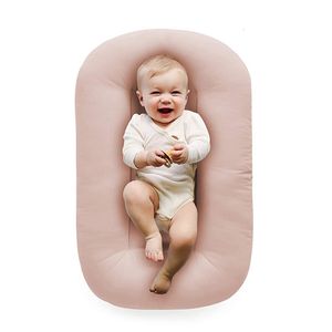 Rieles de cama 75x45cm Color sólido algodón niño pequeño portátil lavable plegable bebé niños niñas cunas 230614