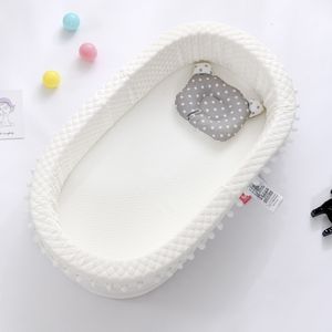 Trilhos de Cama 85x50x20CM Berço Portátil Ninho de Dormir Camas de Viagem para recém-nascidos Berço Meninas Meninos Crianças Viajar Espreguiçadeira Cunas 230601