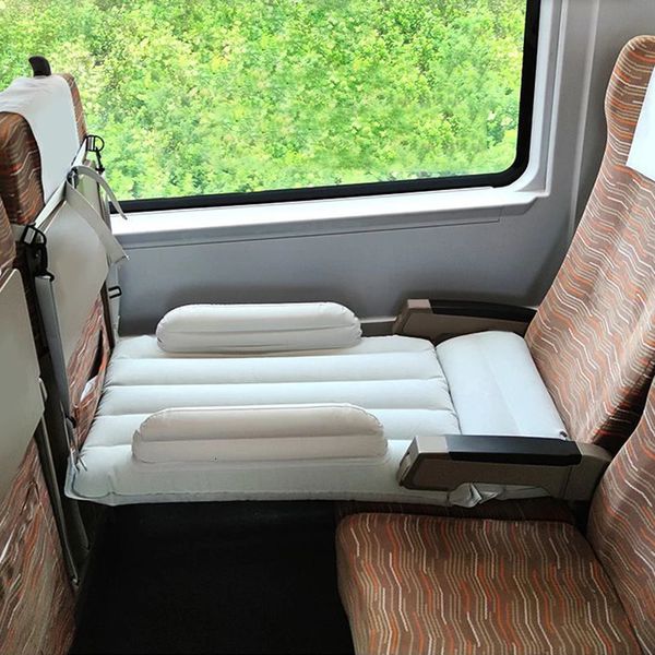 Rieles de cama Bebé Niño Colchón inflable Cama de aire Larga distancia Avión Teavel Tren de alta velocidad Viaje Autoconducción Sueño trasero 231211