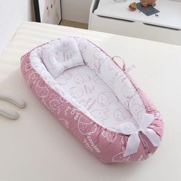 Rieles de cama nacido Bebé CoSleeping Nest Sleeper para 024 Meses Ropa de cama Cerca Corralitos para niños pequeños Cunas Bassinet 230601