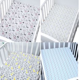 Rails de lit draps de berceau convient aux bébés et aux tout-petits dans l'ensemble de literie Muslinlife protège-matelas en coton taille de drap de bébé 230715
