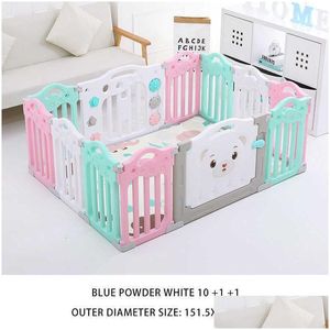 Rails de lit Intérieur Baby Playground Play Play pour enfants Ball Pit Emestible Pp Pool Kids Fence Play Yard 210831 Drop Livrot Maternity sa Dhlxp