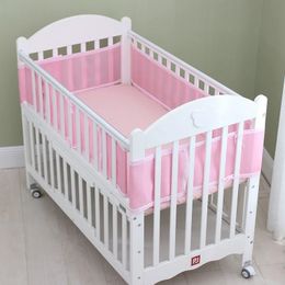 Bedrails Universeel Mesh Ademend Kinderbedbumpers Hek voor geboren Effen Kleuren Alle seizoenen Ifant Wieg 231127