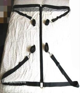 Système de retenue de lit Pleasage Bed Bondage menottes Mandon