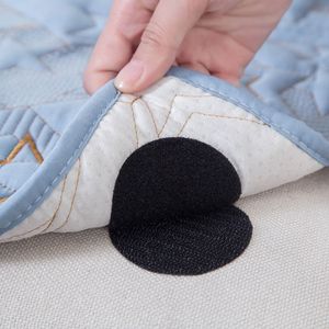 Pegatina de fijación de la cama Autoadhesiva Sticker de doble cara Sofá Camina de cama alfombra Anti-Slip Mat Adhesivo Adhesivo Pads de cinta adhesiva