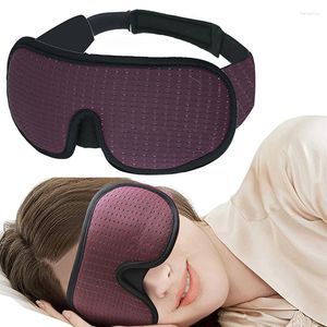 Bedrok 3D-blokkeerlicht Slaap-oogmasker Zacht gewatteerd reisscherm Cover Rest Relax Blindfold Sleep Eyepatch