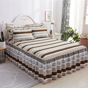 Jupe de lit florale pour la maison, draps d'été, literie, housse de matelas antidérapante, simple, Double, respirante, jupe de lit, taie d'oreiller individuelle, 231021