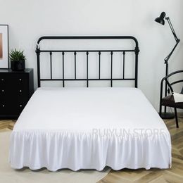 Jupe de lit décorative en dentelle à volants, jupe de lit double/Full/Queen/King, couvre-lit de maison avec Surface, couvre-lit, drap de lit, 231007