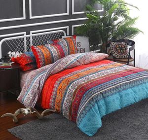 Bedding Boheemian Sets 3 4pcs Mandala dekbedoverdeksel Set Flat plaatkussencase Twin Full Queen King Size Bed Linens 9924212