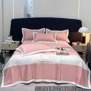 Beddengoed set Ins Noordse stijl beddengoed set laken quilt deksel dubbele grote laken jongens en meisjes zachte home textiel c0ka#