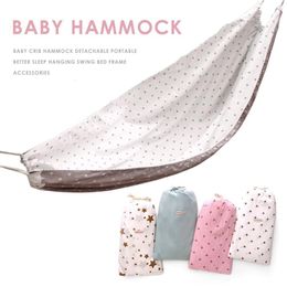 Beddengoedsets 100x130cm babywieg hangmat afneembare draagbare beter slaap hangende swing bed frame accessoires voor super actieve baby's 230309
